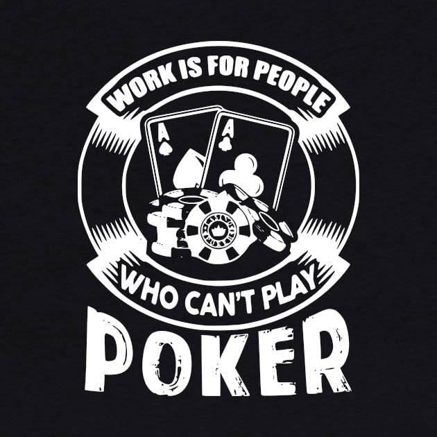 Funny Poker Shirt by Humorable